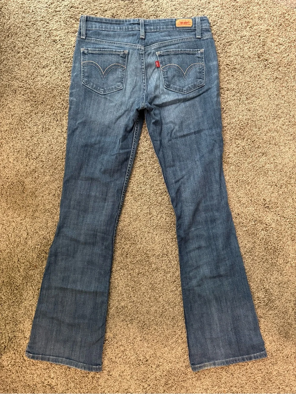 Y2k Vintage Levi's Superlow 518 Blue Boot-Cut Jeans